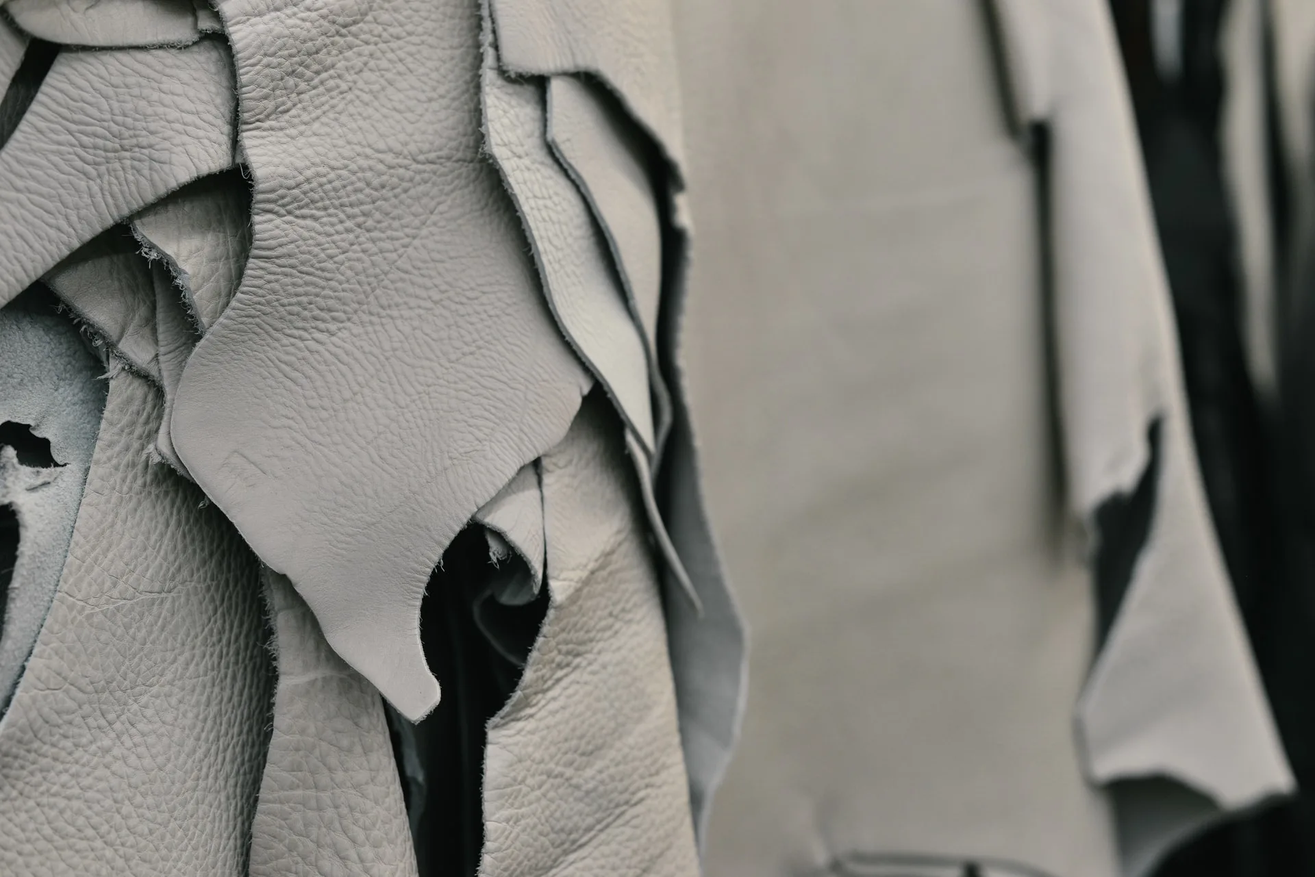 grey leather