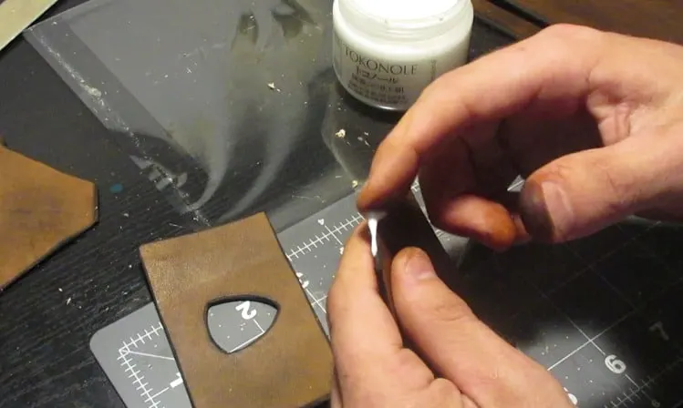 Skive leather Edge