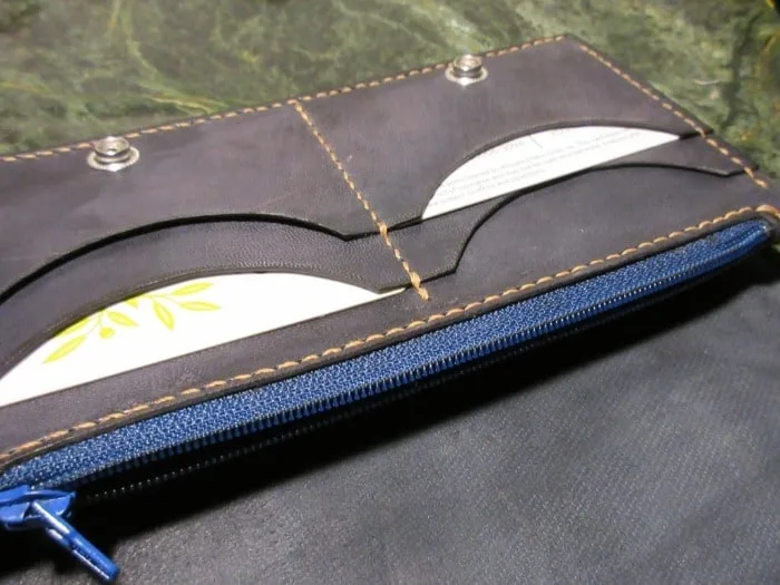 biker style wallet