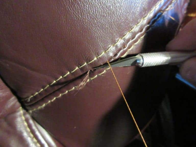 How To Repair A Broken Seam In Leather Upholstery
