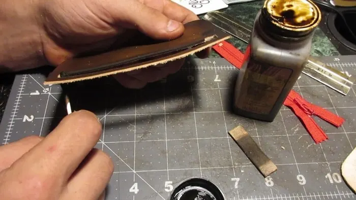 Dyeing Zipper Cut Out