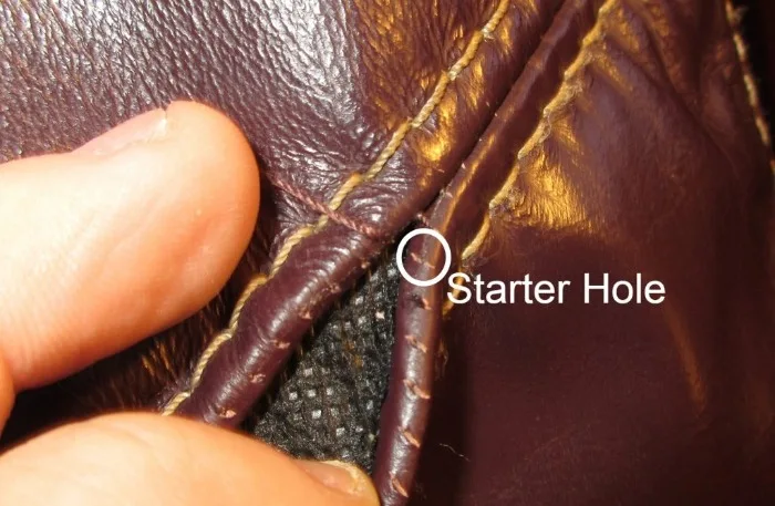 Begin fixing a broken seam