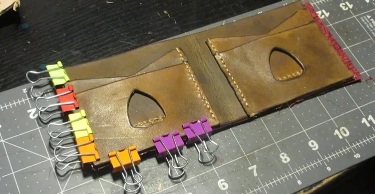 Glueing Cash Pocket