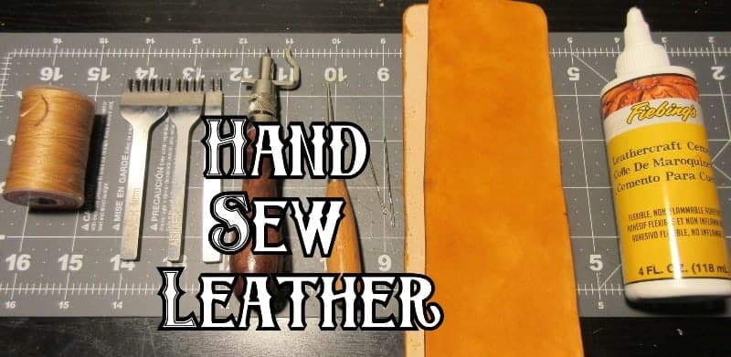 hand sew leather