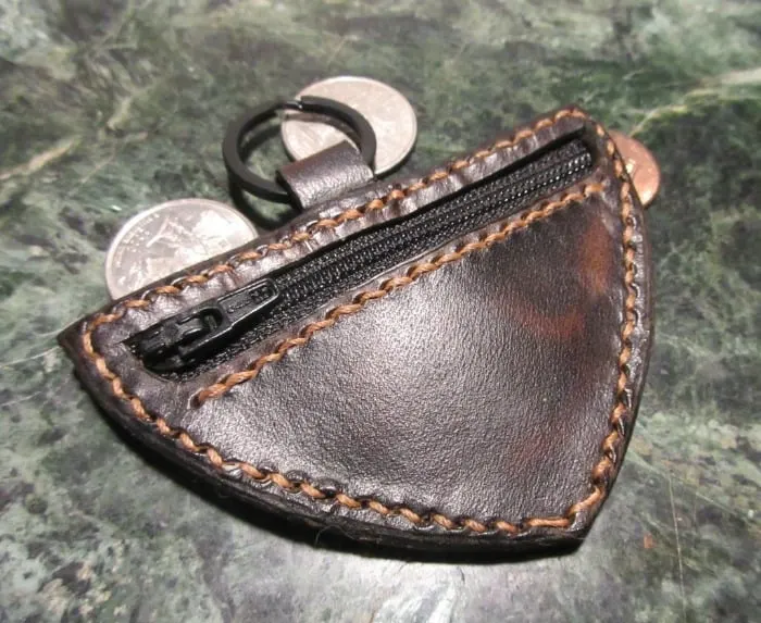 leather coin pouch