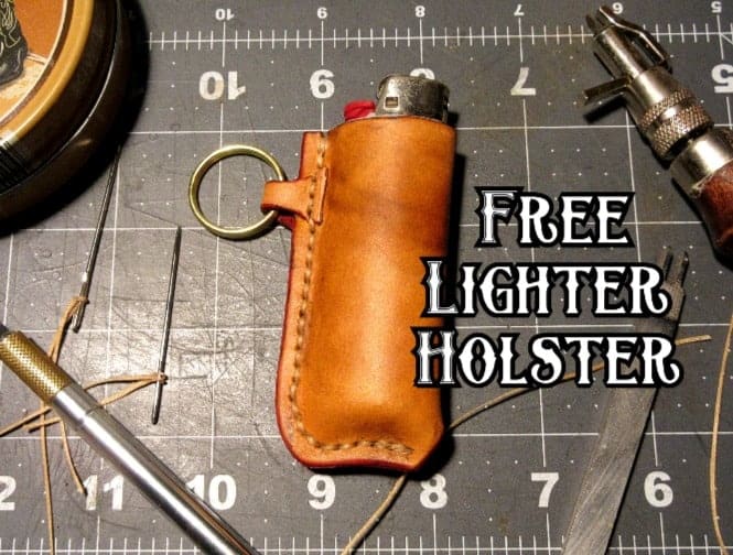 Bic Lighter Leather Case (Simple - Fast - Easy) 