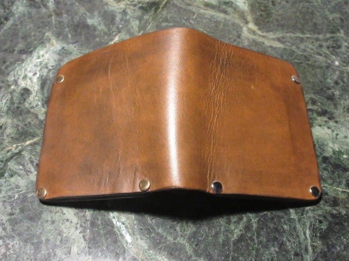 leather no stitch wallet