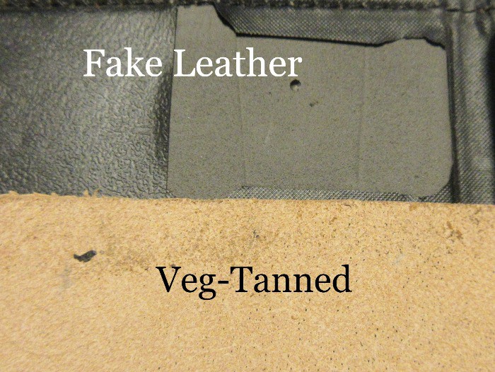 fake leather vs real leather