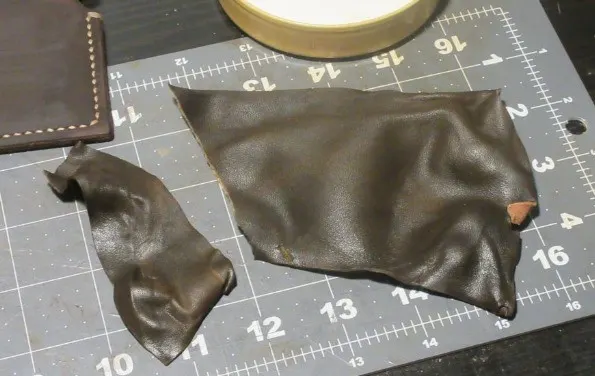 aging leather through rubbing alcohol