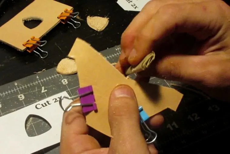 Sanding Down Leather