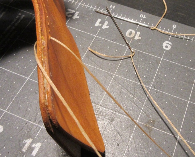 Stitching leather