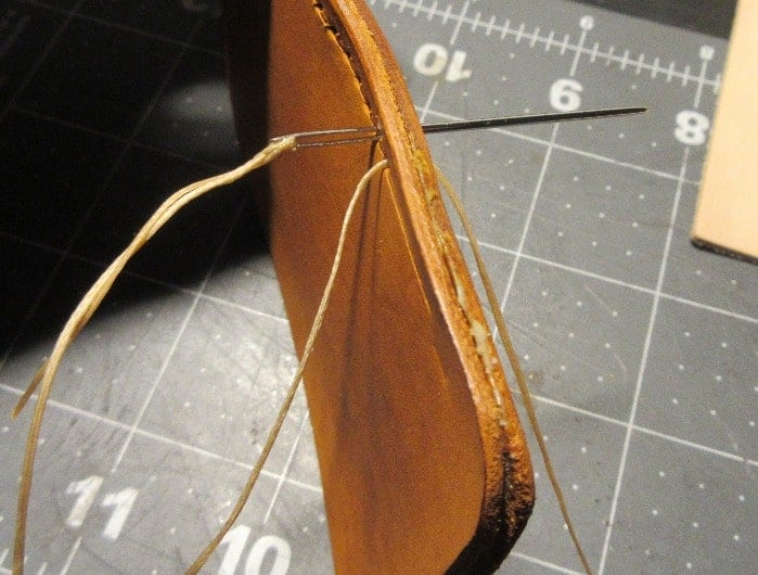 How To Sew Leather By Hand (Saddle Stitching) - Von Baer