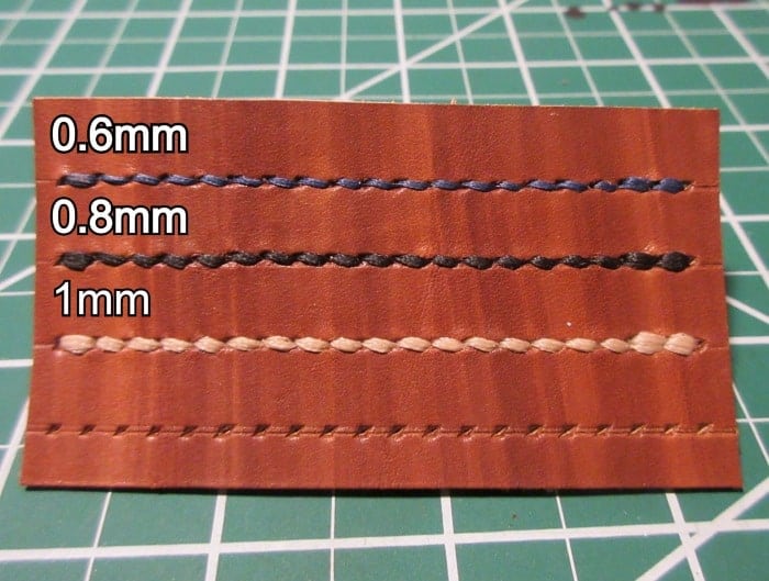 stitching chisel thread guide