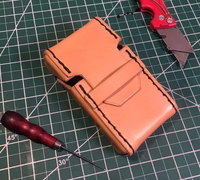 Free Leather Box Pouch Template