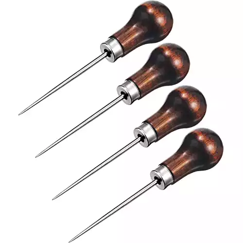 TecUnite 4 Pack Wooden Handle Gourd Shape Scratch Awl Tool | Amazon